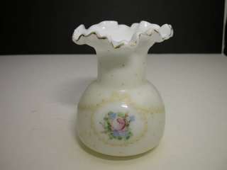 Consolidated Charleton Dec Regent Vase Rose Milk White  
