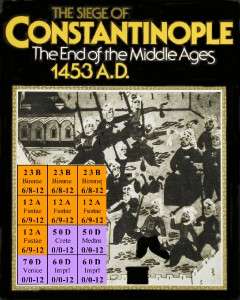 Variant Counters Siege of Constantinople, SPI, S&T 66  