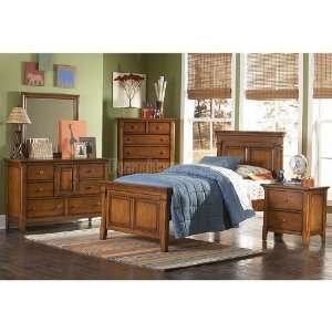  Samuel Lawrence Furniture Safari Panel Bedroom Set (Full 