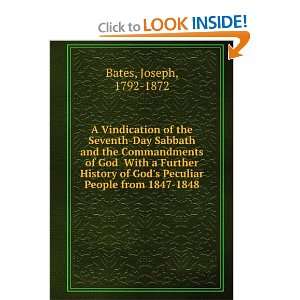  A Vindication of the Seventh Day Sabbath and the 