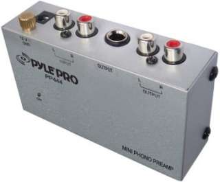 Pyle Turntable PreAmp Converts Phono to line level 068888995009  