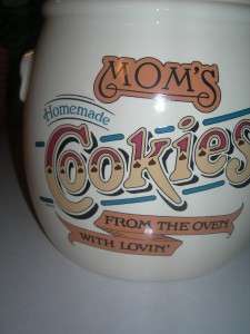 Collectible 1985 Moms Homemade Cookies Cookie Jar  