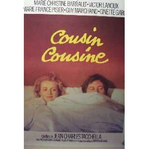  COUSIN COUSINE (ORIGINAL FRENCH   LINEN MOUNTING) Movie 
