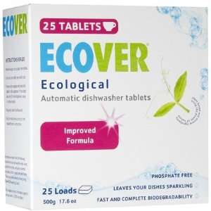  Ecover Automatic Dishwashing Tablets 25 ct (Quantity of 4 