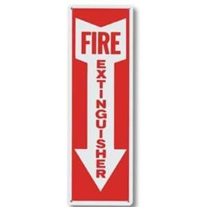  Brooks Equipment   Fire Extinguisher Arrow Sign   4 In X 
