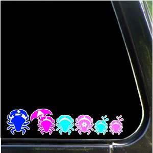 Crab Family Decals Stickers Stick People Family 
