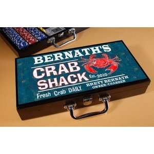  Crab Shack Personalized Poker Set
