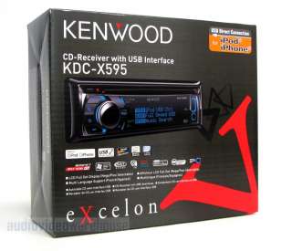   KDC X595 CD / AM / FM /  / WMA Receiver w/ iPod Control  