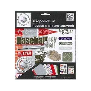   Me&My Big Ideas Kit Scrapbook 8x 8 Baseball Arts, Crafts & Sewing