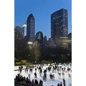 USA, New York City, Manhattan, Wollman Ice Rink in Central Park by 