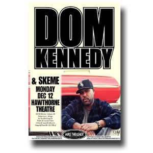  Dom Kennedy Concert Flyer   PDX Dec 11