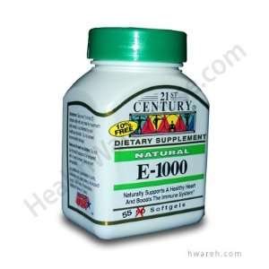 Vitamin E Natural 1000 IU   55 Softgels