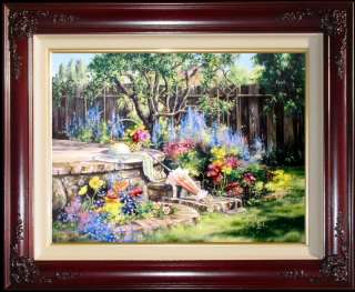 Marty Bell Paintings My Garden 18x24 A/P #1/25  
