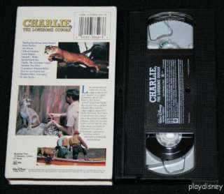 Disneys Charlie the Lonesome Cougar VHS  