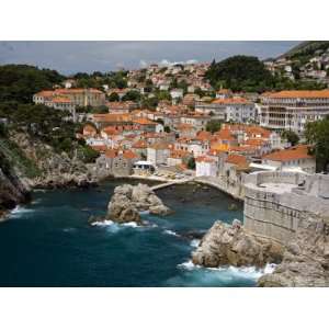 Red Tiled Roofs, Dubrovnik, Dalmatia, Croatia, Europe Photographic 