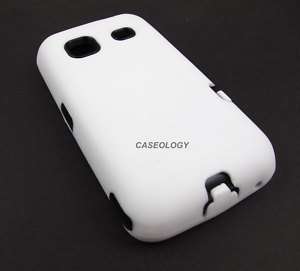 WHITE IMPACT HARD COVER CASE SAMSUNG GALAXY PREVAIL PRECEDENT PHONE 