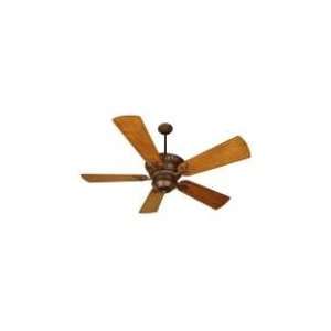   Tropical Ceiling Fan in Sedona Clay with Cus