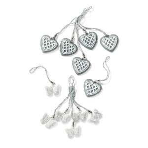   and butterfly Doily Lace drink charms from Martha Stewart Crafts