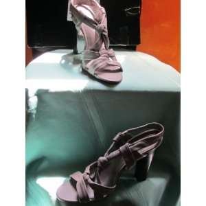  Victorias Secret Grey Multi Knotted Leather Sandals size 