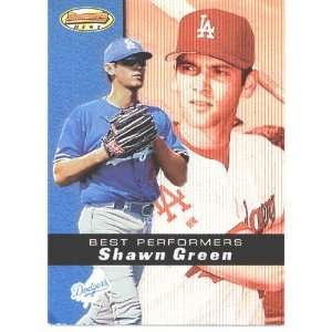  2000 Bowman Best #98 Shawn Green BP   Los Angeles Dodgers 