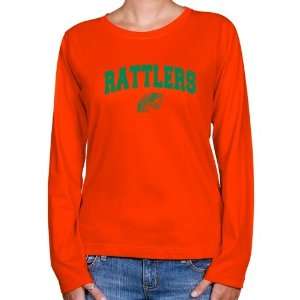  Florida A&M Rattlers Ladies Orange Logo Arch Long Sleeve 