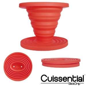Cuissential SlickDrip   Collapsible Silicone Coffee Dripper, Filter 