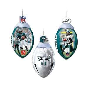  NFL Philadelphia Eagles FootBells Ornament Collection 