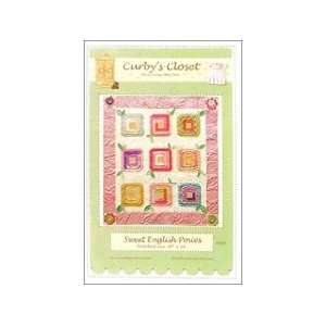  Curbys Closet Sweet English Posies Pattern Arts, Crafts 