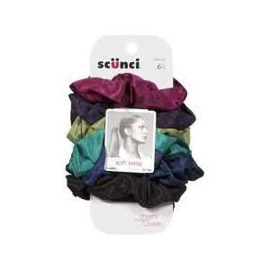  Soft Knits Scrunchies, 6 Ct Beauty