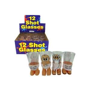  New Year Father Time/Baby New Year Shot Glass Case Pack 