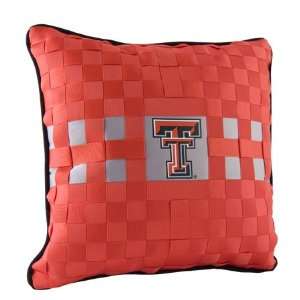  Texas Tech Red Raiders Square Pillow from Tessuta   Texas Tech 