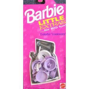 Barbie Little Extras Colorful Cookware (1992 Arcotoys 