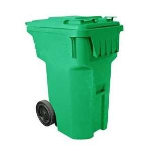  Mobile Trash Can   95 Gallon Green