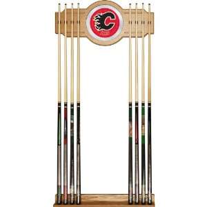  Best Quality NHL Calgary Flames 2 piece Wood and Mirror 