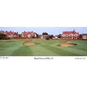  Golf Lithographs Royal Liverpool # 18 (SizeMiniature 