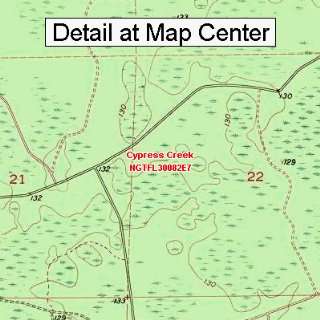  USGS Topographic Quadrangle Map   Cypress Creek, Florida 