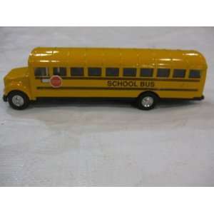 Diecast Medium Yellow School Bus Measuring 7 in. Long X 1 1/2 in. Wide 