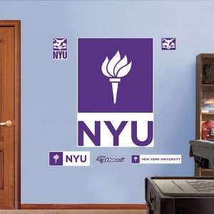  NYU Violets Logo Fathead NIB 
