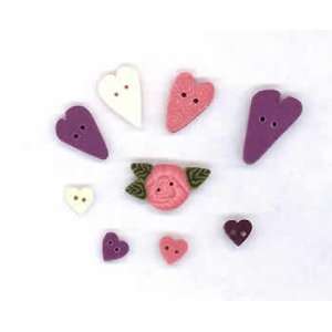  Button Pack for Scatter Hearts design Arts, Crafts 