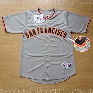San Francisco Giants Majestic SEWN jersey Gray 2XL NWT  