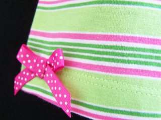 NEW Girls PINK & LIME ICE CREAM RUFFLE Size 3T bOuTiQuE Shorts 