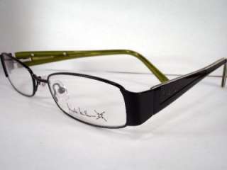 NICOLE MILLER Eyeglass Eyewear Frame Sophisticate Black olive Designer 