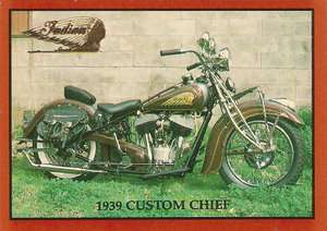 1939 Indian Custom Chief Express Crusier Motorcycle Engine 74 cu. in 