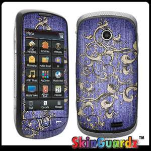 Jean Blue Vinyl Case Decal Skin To Cover Samsung Solstice II 2  