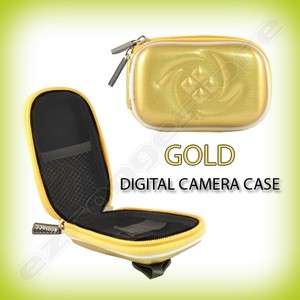 Gold Camera Case Bag for Samsung Dualview PL170, ST700  