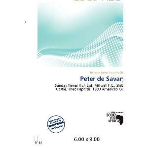  Peter de Savary (9786200641984) Terrence James Victorino 