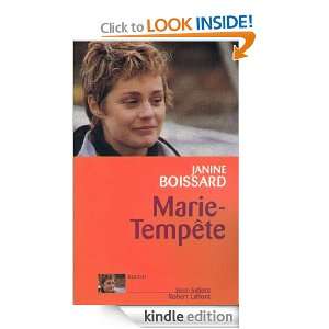 Marie Tempête   NE (French Edition) Janine BOISSARD  