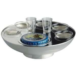  Ercuis Saturne Caviar Vodka and Condiment Bowl