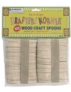 Wholesale WOODEN CRAFT SPOONS (CASE OF 144) Home School Projects Play 