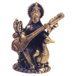  Saraswati Statue   1 1/2 (brass)